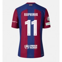 Moški Nogometni dresi Barcelona Raphinha Belloli #11 Domači 2023-24 Kratek Rokav